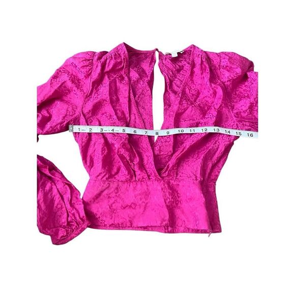 Ronny Kobo Silk Blend Leopard Blouse – Size XS - Picture 4 of 7